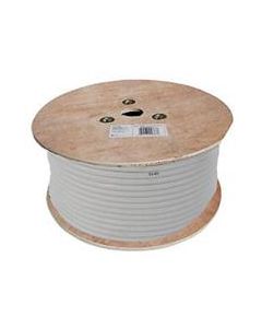 250m RG6 Type Coaxial Cable - White