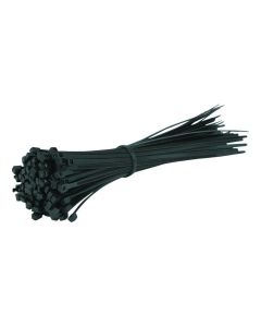 100 300mm Black Cable ties