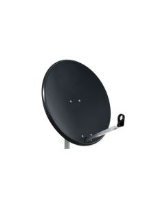 Tower 60/66cm Steel 'Easy Click' Satellite Dish - Anthracite