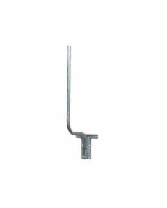 Tower Cranked Swan Neck Bracket. 1.25" Dia Pole, 15.5" S'Off, 4' 5" Up.