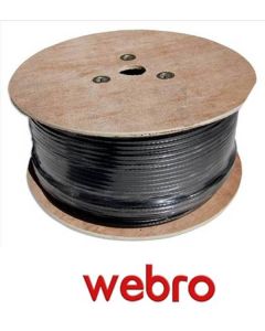 Webro CAI Approved Cable: 250m Black