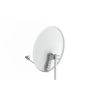 Tower Electronics 80cm Steel Dish - Light Grey