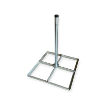 Inverto Non-Penetrating Flat Roof Mount Frame and Pole