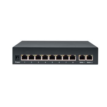 Amiko 8 Port PoE Switch + 2 Ch Communication