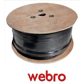 Webro CAI Approved Cable: 250m Balck