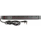 Network Cabinet 19" 1U 6 way PDU UK Plug