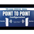 Pair of pre-configured CPE510 for use as a wireless bridge Ideal for CCTV